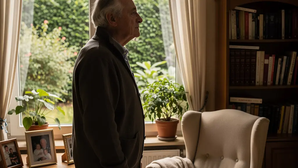 Appartement type en résidence senior avec vue sur jardin